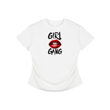 Vintage Washed Bodycon Cotton T-Shirt