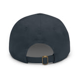 Stylish Bitcoin Dad Hat with Leather Patch, Casual Baseball Cap, Perfect Gift for Crypto Enthusiasts