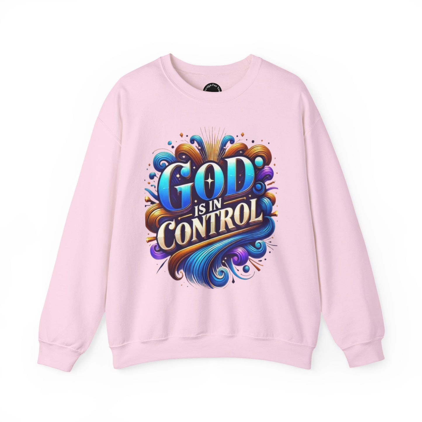 God is in Control Sweatshirt, Inspirational Crewneck, Unisex Sweatshirt, Faith-Based Apparel