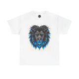 Fearless Lion Unisex Heavy Cotton Tee, Graphic Tee, Animal Lover Apparel, Motivational Shirt, Gift for Him/Her, Casual Wear