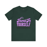 Invest In Yourself Unisex T-Shirt, Motivational Tee, Casual Wear, Self-Care Shirt