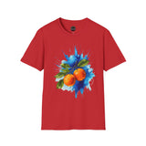 Vibrant Citrus Artwork Unisex Softstyle T-Shirt, Casual Wear