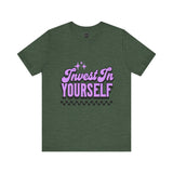 Invest In Yourself Unisex T-Shirt, Motivational Tee, Casual Wear, Self-Care Shirt