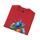 Vibrant Citrus Artwork Unisex Softstyle T-Shirt, Casual Wear