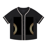 Contrast Piped Button-Up Jersey