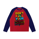 Color-Blocked Raglan Long-Sleeve T-Shirt