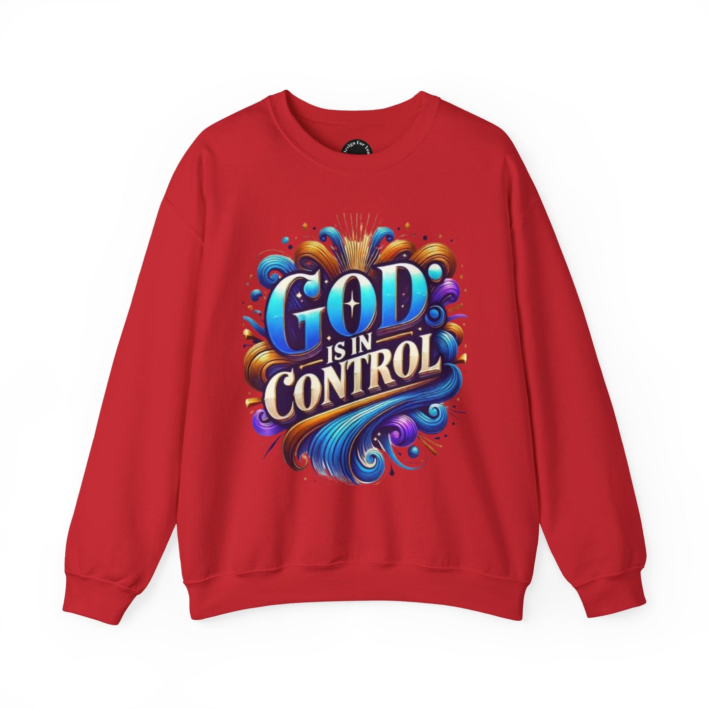 God is in Control Sweatshirt, Inspirational Crewneck, Unisex Sweatshirt, Faith-Based Apparel
