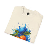 Vibrant Citrus Artwork Unisex Softstyle T-Shirt, Casual Wear