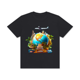 Unisex Classic Crew Neck Cotton T-Shirt