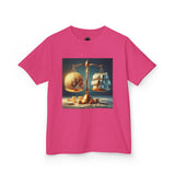 Whimsical Kids Tee, Balance Theme Shirt, Scales of Justice, Education Gift, Fun Learning Apparel, Creative Kids Clothing