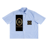 Oversized Vertical Stripe Boxy Shirt