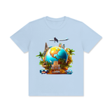 Unisex Classic Crew Neck Cotton T-Shirt