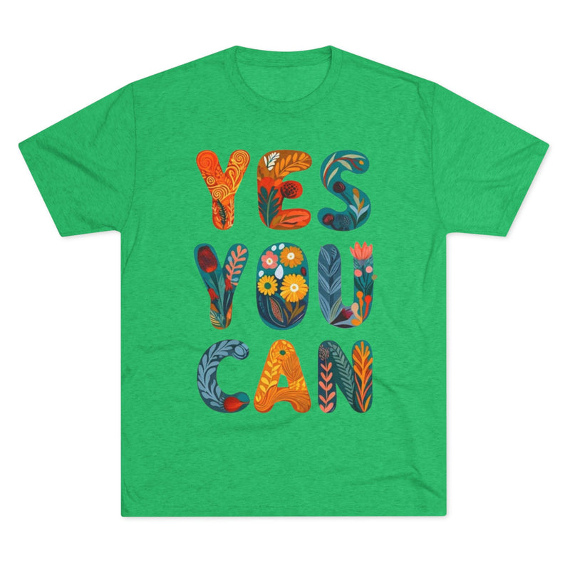 Positive Affirmation Tee, Yes You Can Shirt, Inspirational Crewneck, Motivational Gift