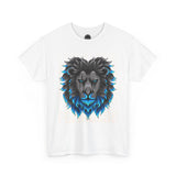 Fearless Lion Unisex Heavy Cotton Tee, Graphic Tee, Animal Lover Apparel, Motivational Shirt, Gift for Him/Her, Casual Wear