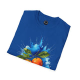 Vibrant Citrus Artwork Unisex Softstyle T-Shirt, Casual Wear
