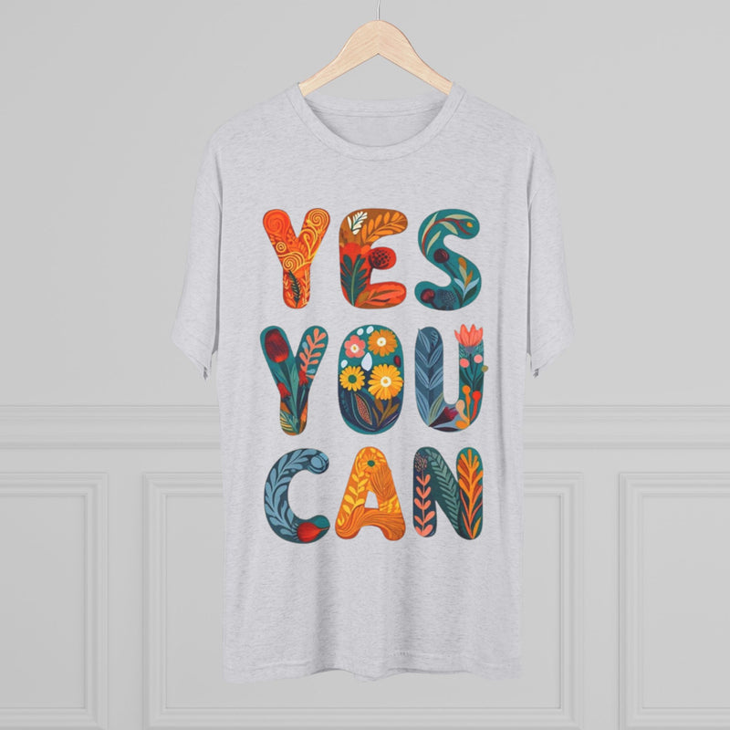 Positive Affirmation Tee, Yes You Can Shirt, Inspirational Crewneck, Motivational Gift