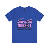 Invest In Yourself Unisex T-Shirt, Motivational Tee, Casual Wear, Self-Care Shirt