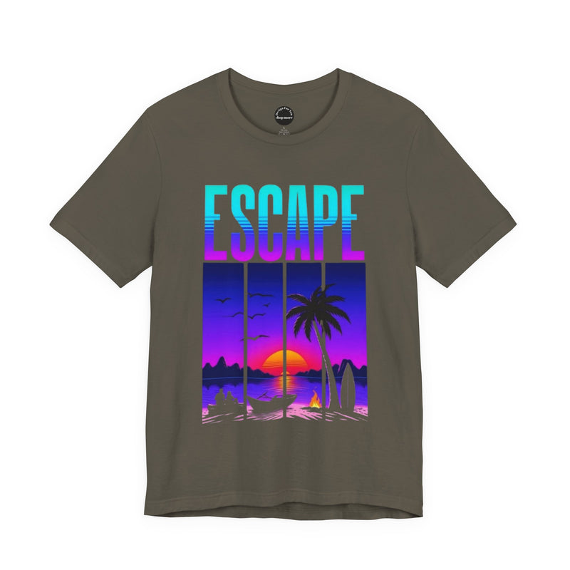 Escape Tropical Vibe Unisex Jersey Tee