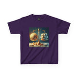 Whimsical Kids Tee, Balance Theme Shirt, Scales of Justice, Education Gift, Fun Learning Apparel, Creative Kids Clothing