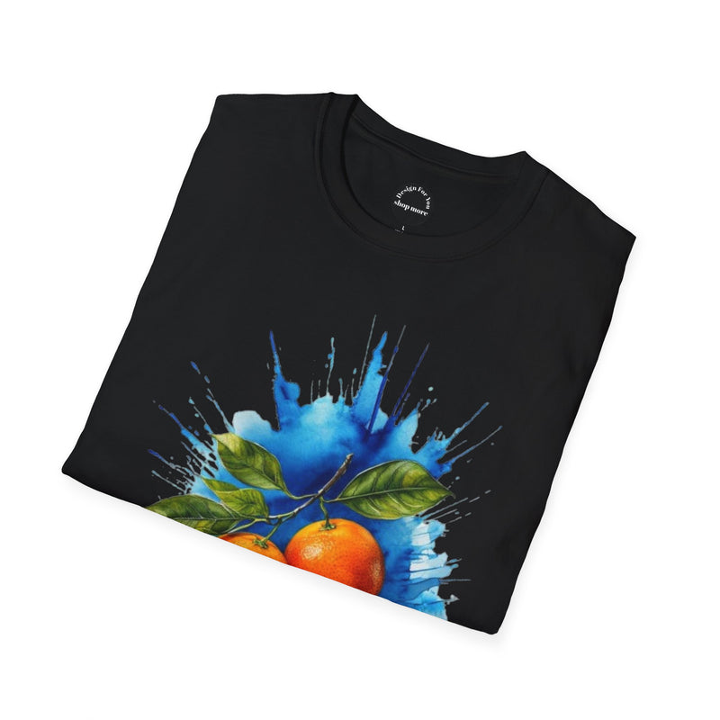 Vibrant Citrus Artwork Unisex Softstyle T-Shirt, Casual Wear