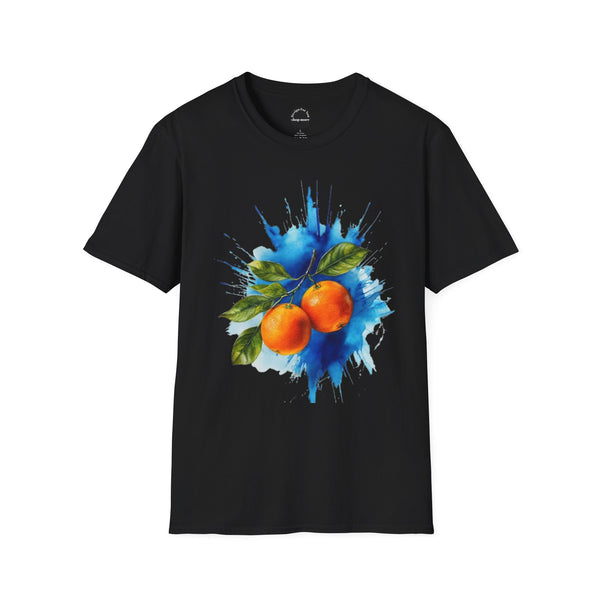 Vibrant Citrus Artwork Unisex Softstyle T-Shirt, Casual Wear