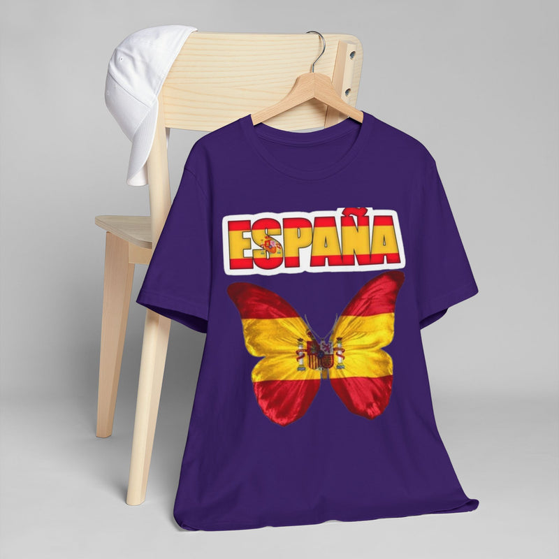 España Butterfly T-Shirt, Unisex Tee, Graphic Tee, Spain Shirt, Travel Souvenir