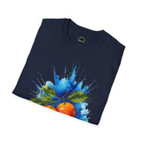 Vibrant Citrus Artwork Unisex Softstyle T-Shirt, Casual Wear