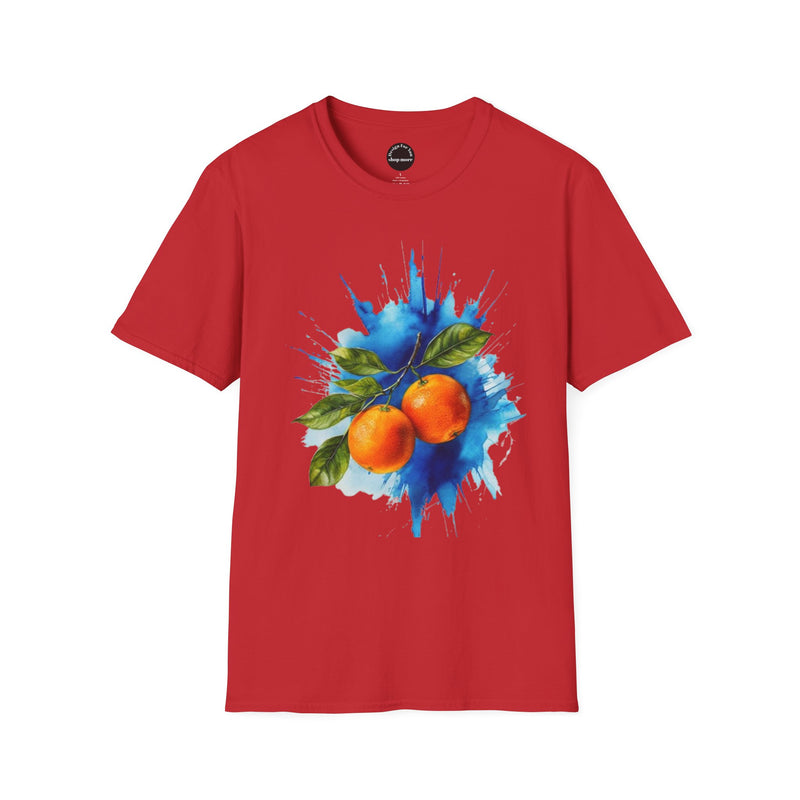 Vibrant Citrus Artwork Unisex Softstyle T-Shirt, Casual Wear