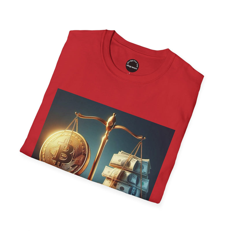 Unisex Softstyle T-Shirt - Crypto Balance & Pride Tee