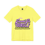 Invest In Yourself Unisex T-Shirt, Motivational Tee, Casual Wear, Self-Care Shirt