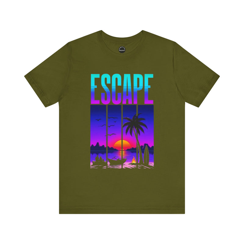Escape Tropical Vibe Unisex Jersey Tee