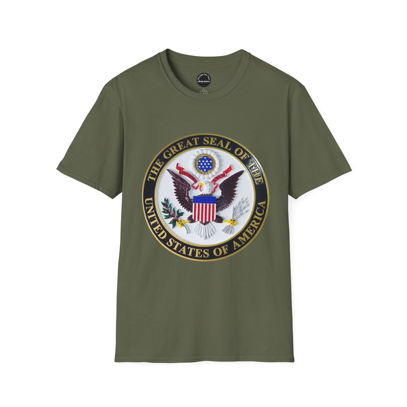 Unisex Great Seal T-Shirt, Patriotic Tee, America Shirt, Gift for Veterans