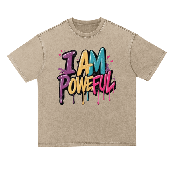 Snow Washed Heavyweight Oversize T-Shirt