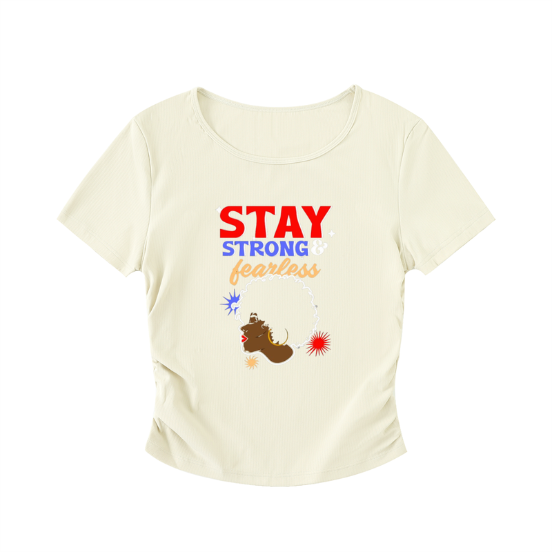 Ruched Bodycon Crop Top