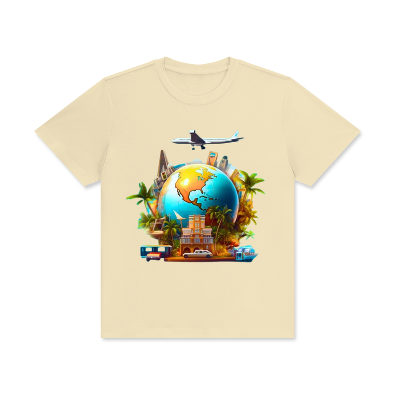 Unisex Classic Crew Neck Cotton T-Shirt