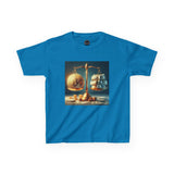 Whimsical Kids Tee, Balance Theme Shirt, Scales of Justice, Education Gift, Fun Learning Apparel, Creative Kids Clothing