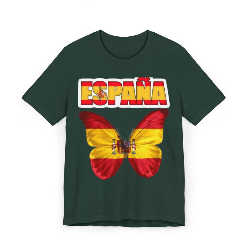 España Butterfly T-Shirt, Unisex Tee, Graphic Tee, Spain Shirt, Travel Souvenir