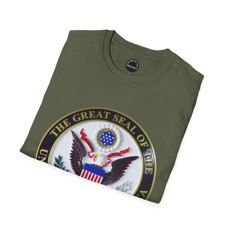 Unisex Great Seal T-Shirt, Patriotic Tee, America Shirt, Gift for Veterans