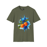 Vibrant Citrus Artwork Unisex Softstyle T-Shirt, Casual Wear