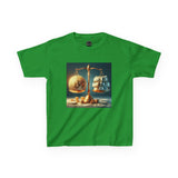 Whimsical Kids Tee, Balance Theme Shirt, Scales of Justice, Education Gift, Fun Learning Apparel, Creative Kids Clothing