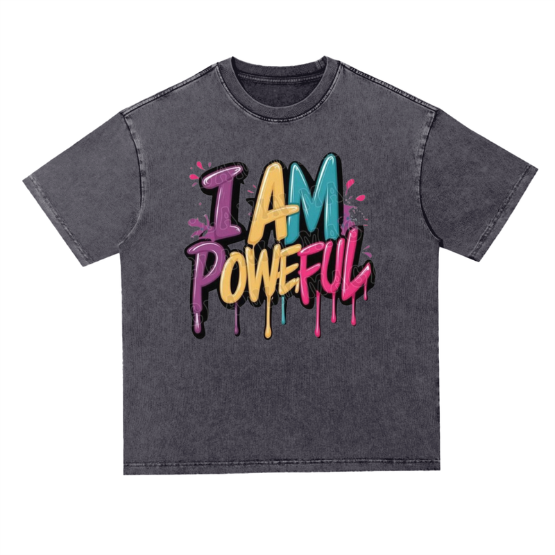 Snow Washed Heavyweight Oversize T-Shirt