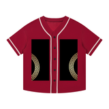 Contrast Piped Button-Up Jersey