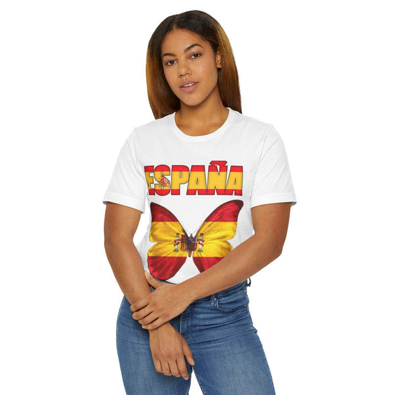 España Butterfly T-Shirt, Unisex Tee, Graphic Tee, Spain Shirt, Travel Souvenir
