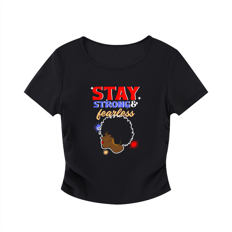 Ruched Bodycon Crop Top