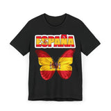 España Butterfly T-Shirt, Unisex Tee, Graphic Tee, Spain Shirt, Travel Souvenir