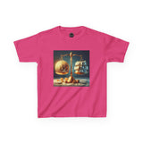 Whimsical Kids Tee, Balance Theme Shirt, Scales of Justice, Education Gift, Fun Learning Apparel, Creative Kids Clothing