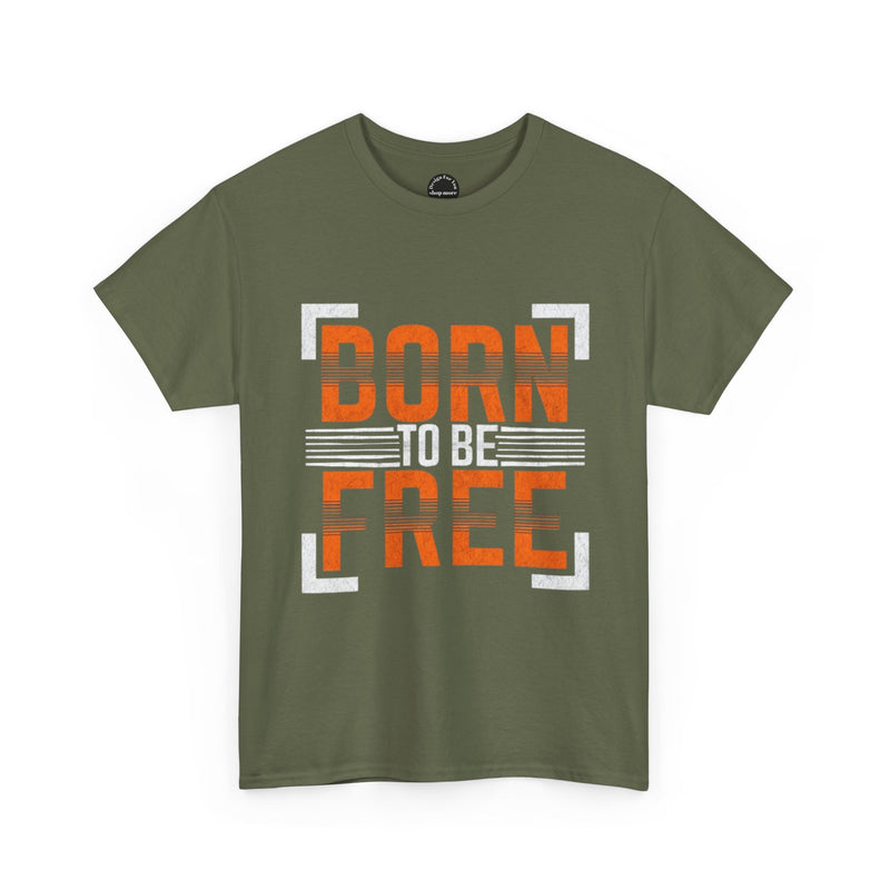 Freedom Statement Tee - Unisex Heavy Cotton T-Shirt, Casual Wear