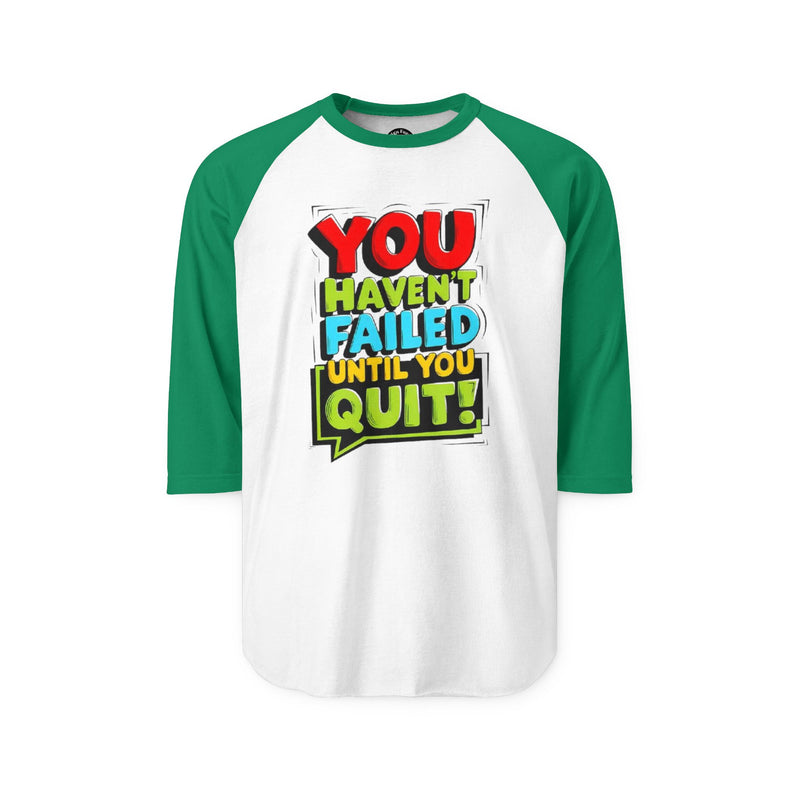 Motivational Raglan Shirt, Unisex Casual Tee, Fitness Apparel, Inspirational Gift