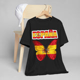España Butterfly T-Shirt, Unisex Tee, Graphic Tee, Spain Shirt, Travel Souvenir