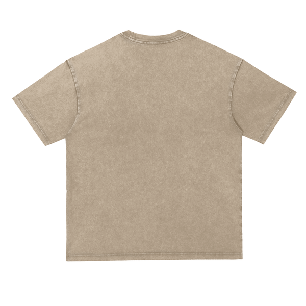 Snow Washed Heavyweight Oversize T-Shirt